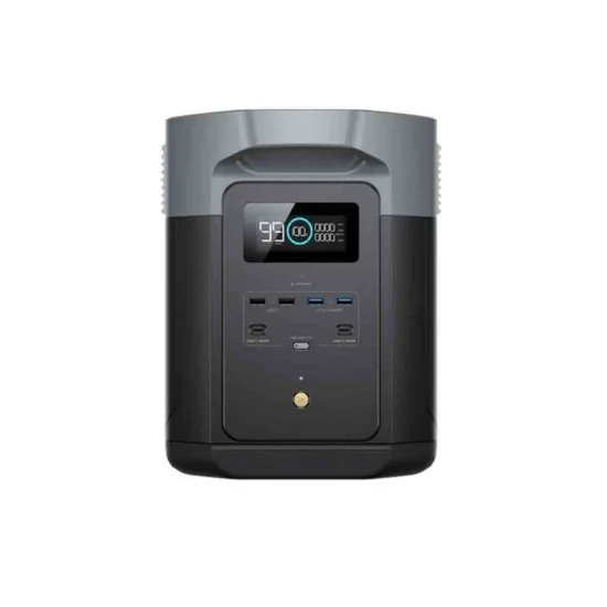 Ecoflow Delta 2 Max Portable Power Station 2084Wh Capacity, 2400W Rated Output, X-Boost Up To 3100W - Black